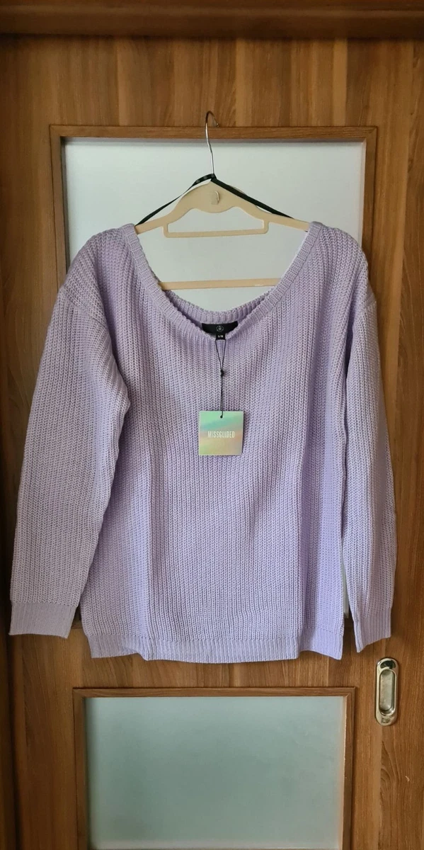 Missguided off shoulder jumper cheap