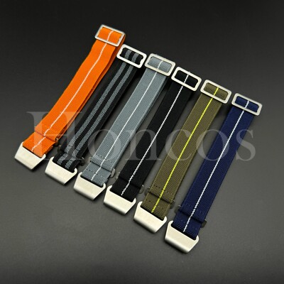 20 22 MM Replacement Parachute Elastic Nylon Canvas Strap Watch Fits for Citizen