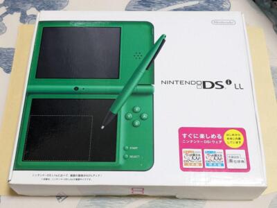 Nintendo DSi LL Green Console with Box Charger Used Tested Nintendo DSi LL Green Console with Box Charger Used Tested