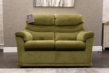 Malvern Plush Moss – A908 Velvet Fabrics Collection – Classic Back 2 Seat Sofa
