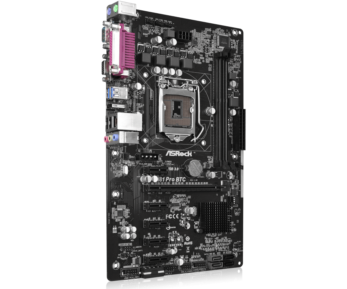 ASRock H81 Pro BTC ザーボード Intel H81 LGA 1150 ATX メモリ最大16G対応 保証あり