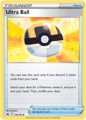 Pokemon TCG - 4x Ultra Ball Trainer Cards (Scarlet & Violet Set, NM Condition) 4 thumbnail image