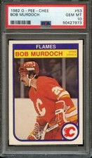 1982 O-PEE-CHEE 53 BOB MURDOCH PSA GEM MT 10 CALGARY FLAMES