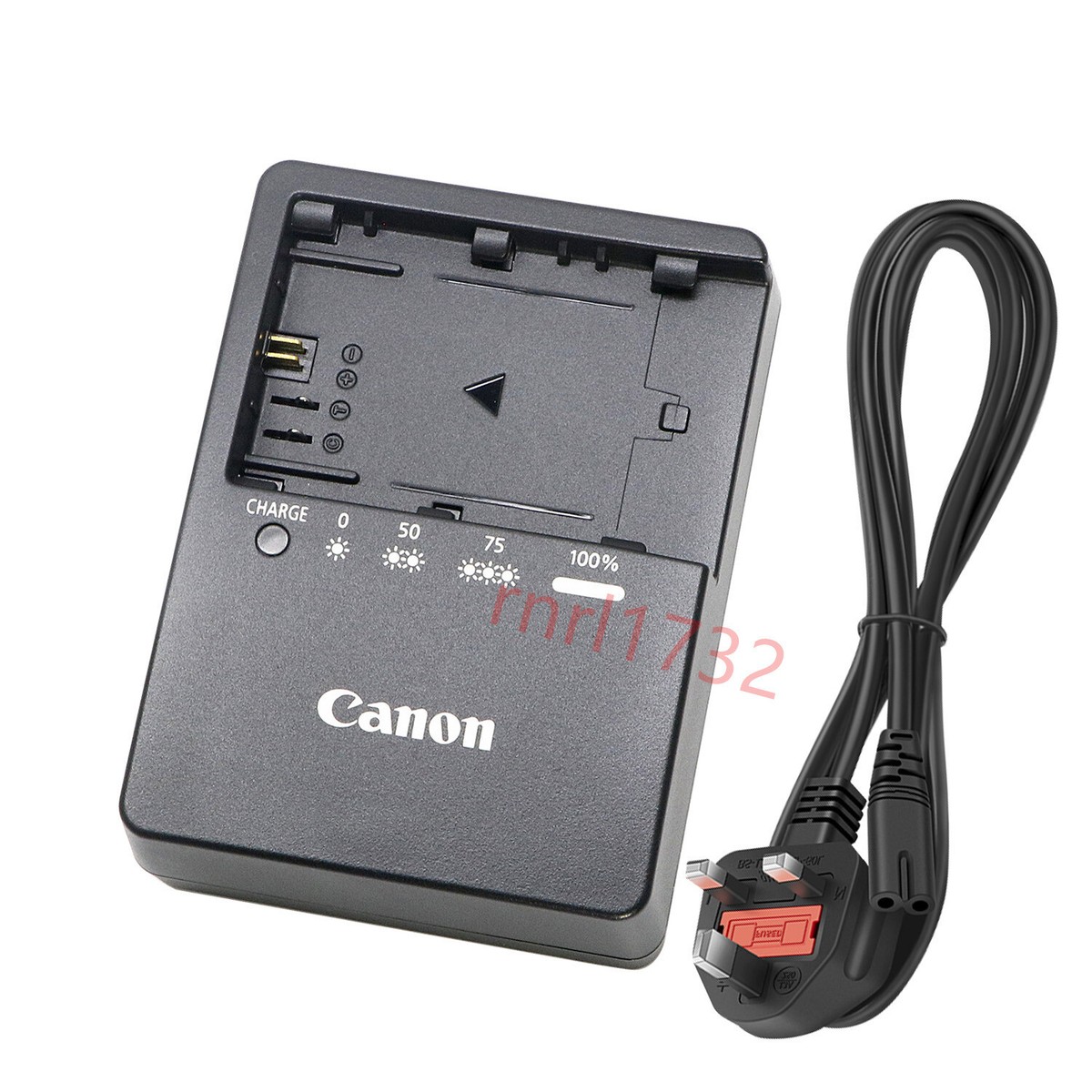 LP-E6 LP-E6N LP-E6NH LC-E6E Chargeur de Batterie Compatible avec Canon EOS R ,R5, R6,5D Mark IV,5D Mark III,5D Mark II,5DS,80D,90D,70D,60D,7D Mark II,7D,6D Mark II Appareil Photo & 100cm AC Power Cord