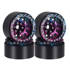 Powerhobby Aluminum 1.9" Beadlock Wheels (4) 1/10 Rock Crawler