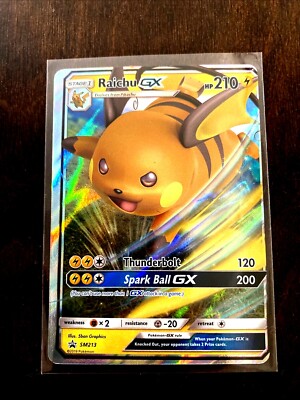 Pokemon Error card, miscut misprint Raichu GX SM213 | eBay