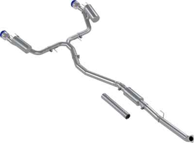 MBRP 3'' Cat-Back Dual Exhaust W Blued Tips For 2022-2024 Civic SI / Integra 1.5L