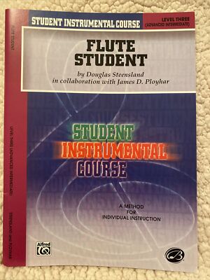 Student Instrumental Course Flute Student Level 3 Advanced Intermediate NEW