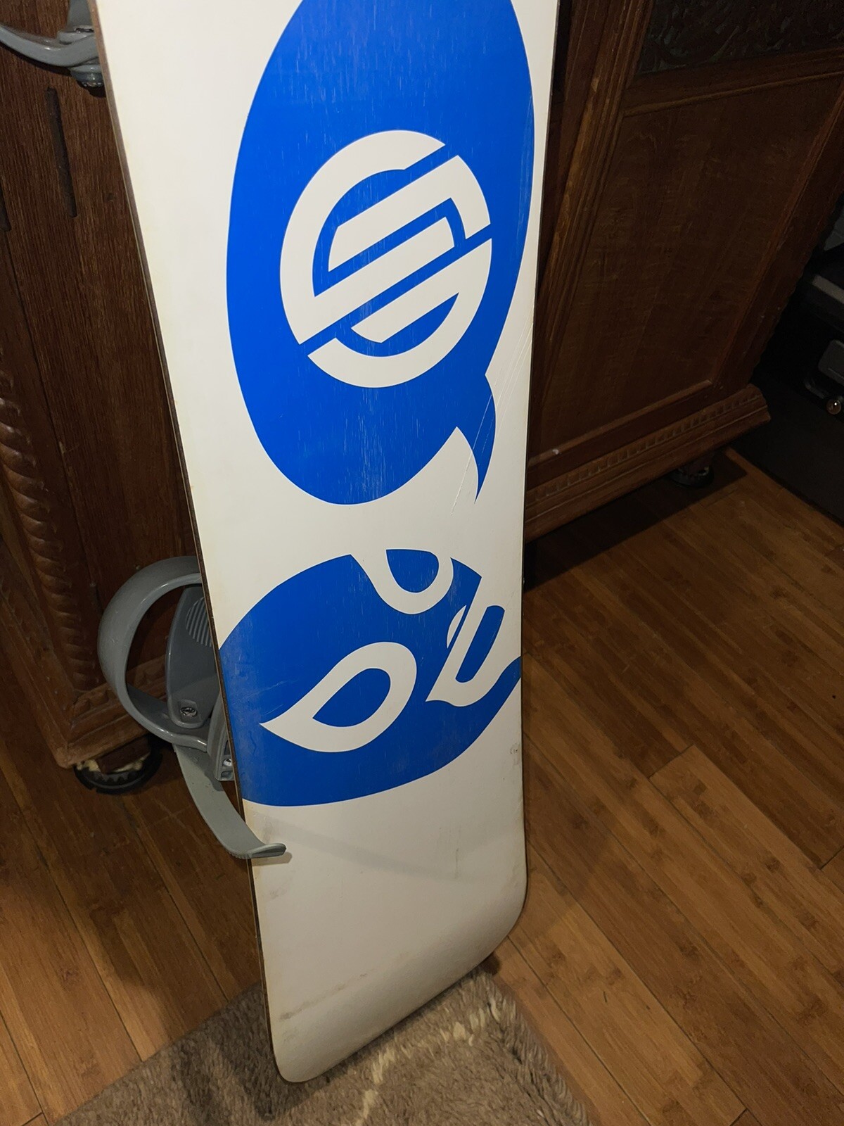 Rare Santa Cruz Suave Eyes Snowboard & LTD SNOW Bindings LT20 147mm