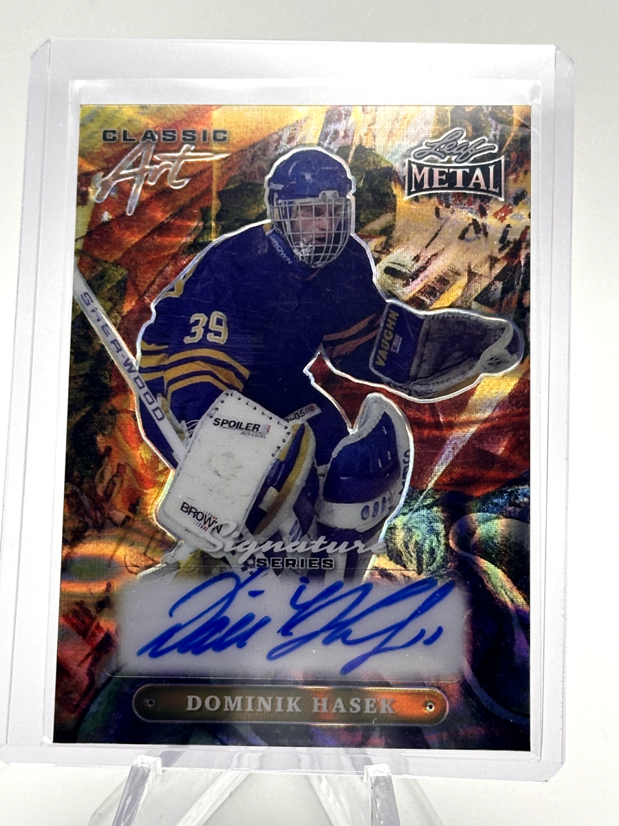 2024 Leaf Signature Series Dominik Hasek Auto Classic Art 1/1 | eBay