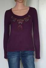 Très beau pull bordeaux T 38/40 dégriffé 🌸🌸🌸