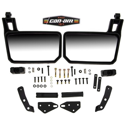 Can Am Defender HD OEM Side Mirrors Mirror Kit Side by Side