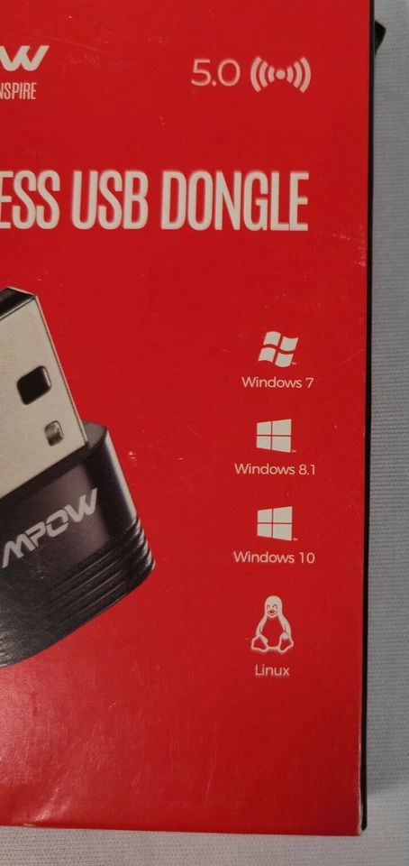 Mpow Dongle USB Inalámbrico Bluetooth 5.0 para Windows 7/8.1/10 y Linux Foto 2 de 4