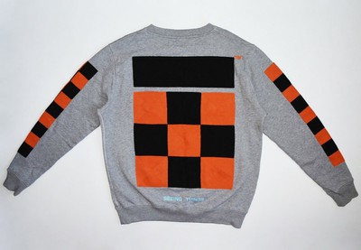 off white sweater seeing things