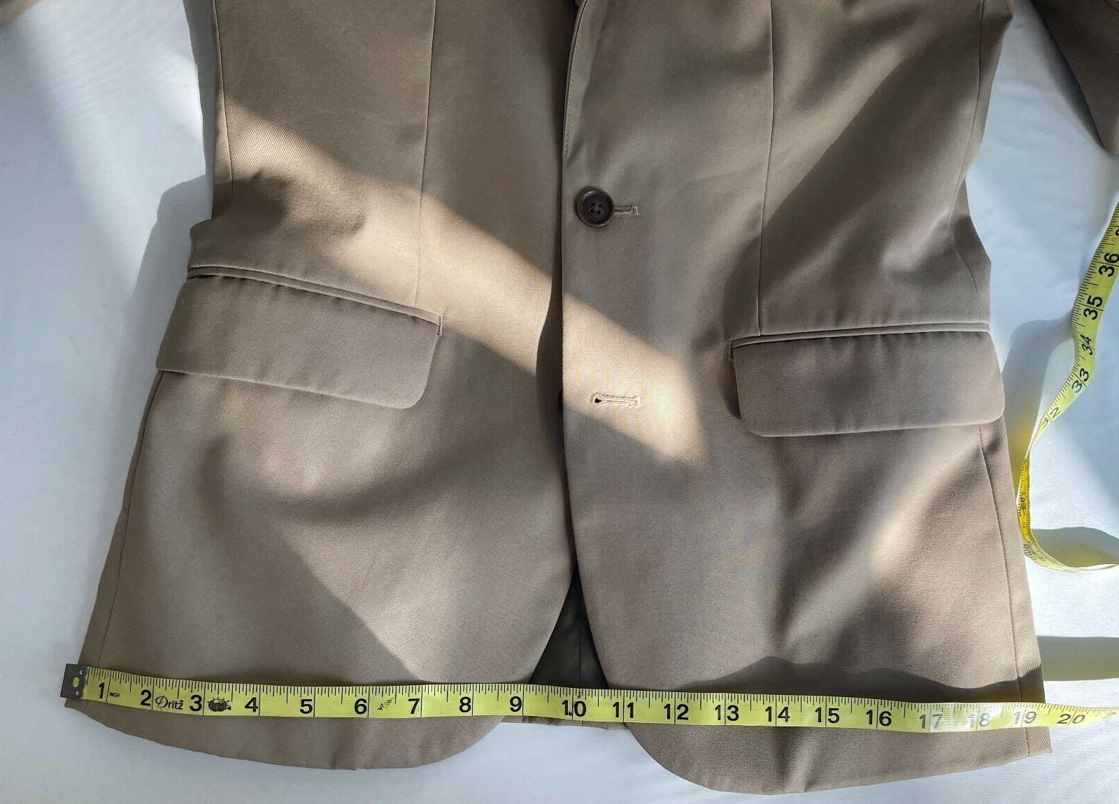 Gap Basic cotton jacket/blazer Khaki Size XS - image 6