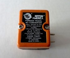 50 Watt Flat Pin Foreign Travel AC Converter Adapter Step Up Plug Nippon America