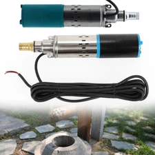 250W DC 24V Solar Water Pump Submersible Bore Hole Deep Well Pump Farm Ranch