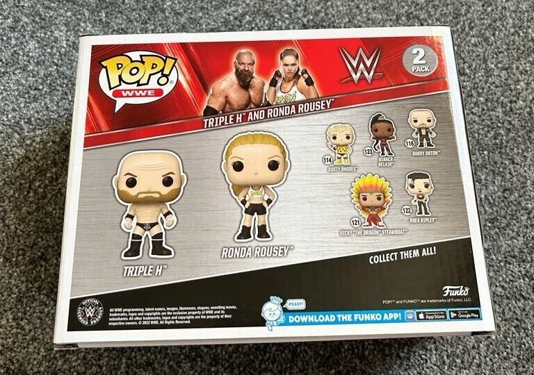 Funko POP! WWE: Triple H and Rhonda Rousey 2-Pack