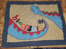 The Company Store Kids "Bigosaurus" Quilted Standard Sham