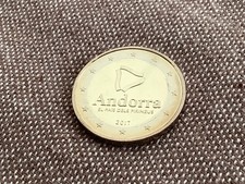 @@@ pièce 2€ commémorative , ANDORRE 2017 @@@