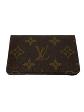 LOUIS VUITTON Pochette Cult Visite Monogram Canvas PVC Brown All-Over Print Wome