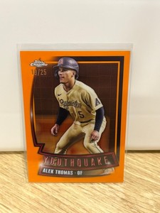 2023 Topps Chrome Alek Thomas YOUTHQUAKE ORANGE /25 #YQ-9 DIAMONDBACKS