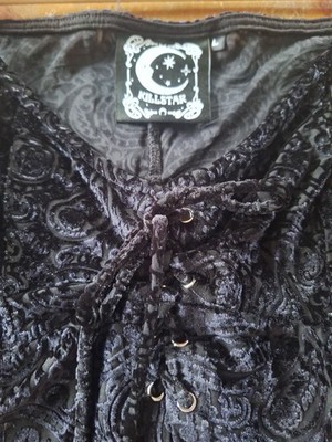 KILLSTAR L Kleid/ Mäntelchen Univerall Einetzbar... Gohic Schwarz