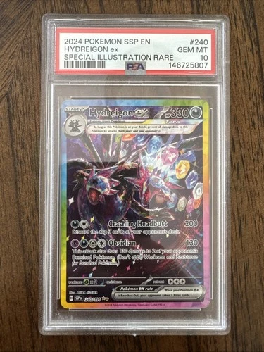 PSA 10 Hydreigon ex 240/191 Surging Sparks Holo