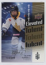 2024-25 Upper Deck PWHL Elevated Talent Gold 133/299 Blayre Turnbull #ET-17 1o9l