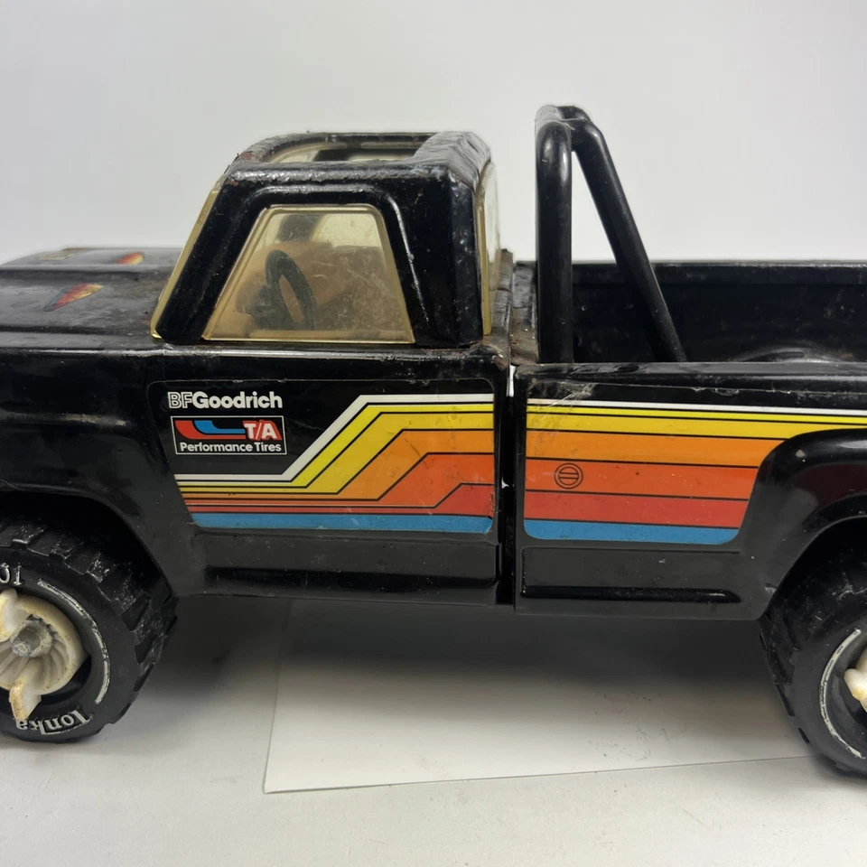 DIECAST TONKA BLACK PICKUP TRUCK BF GOODRICH - Image 3 of 4