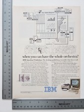 IBM Interleaf Publisher Desktop Print Ad Authentic Ephemera Computer Art