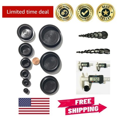 Complete 9-Piece Flush Mount Hole Plug Assortment - Fits Sheet Metal Up to 1/10''