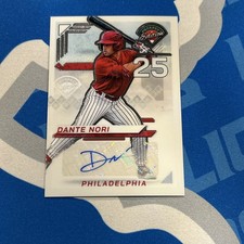 Dante Nori 2025 Prospect Edition Prospect Ticket Auto - #192 Phillies