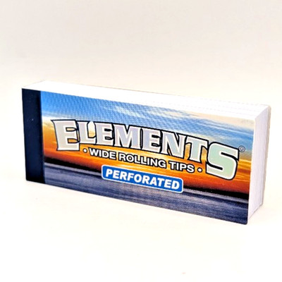 ELEMENTS Tips Wide Zigaretten Filtertips PERFORIERT Filter Tip eindrehen