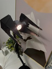 1:50 Star Wars TIE Interceptor Spacecraft Lamp Desk Night Light 3D Model Painted