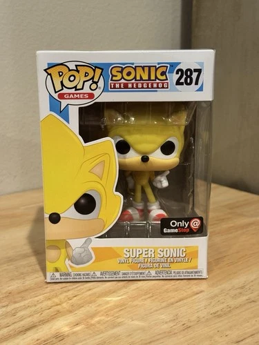 Funko Pop! Games #287: Sonic the Hedgehog ~ Super Sonic ~ GameStop Exclusive