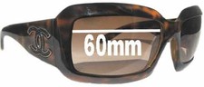 SFx Replacement Sunglass Lenses fits Chanel 6022-Q - 60mm Wide