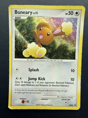 2007 Pokémon Diamond & Pearl Black Star Promo DP06 Buneary Holo