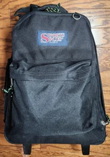 Vintage Olympia Sports Plus  Rolling Backpack Carryon Bag Luggage America Inc