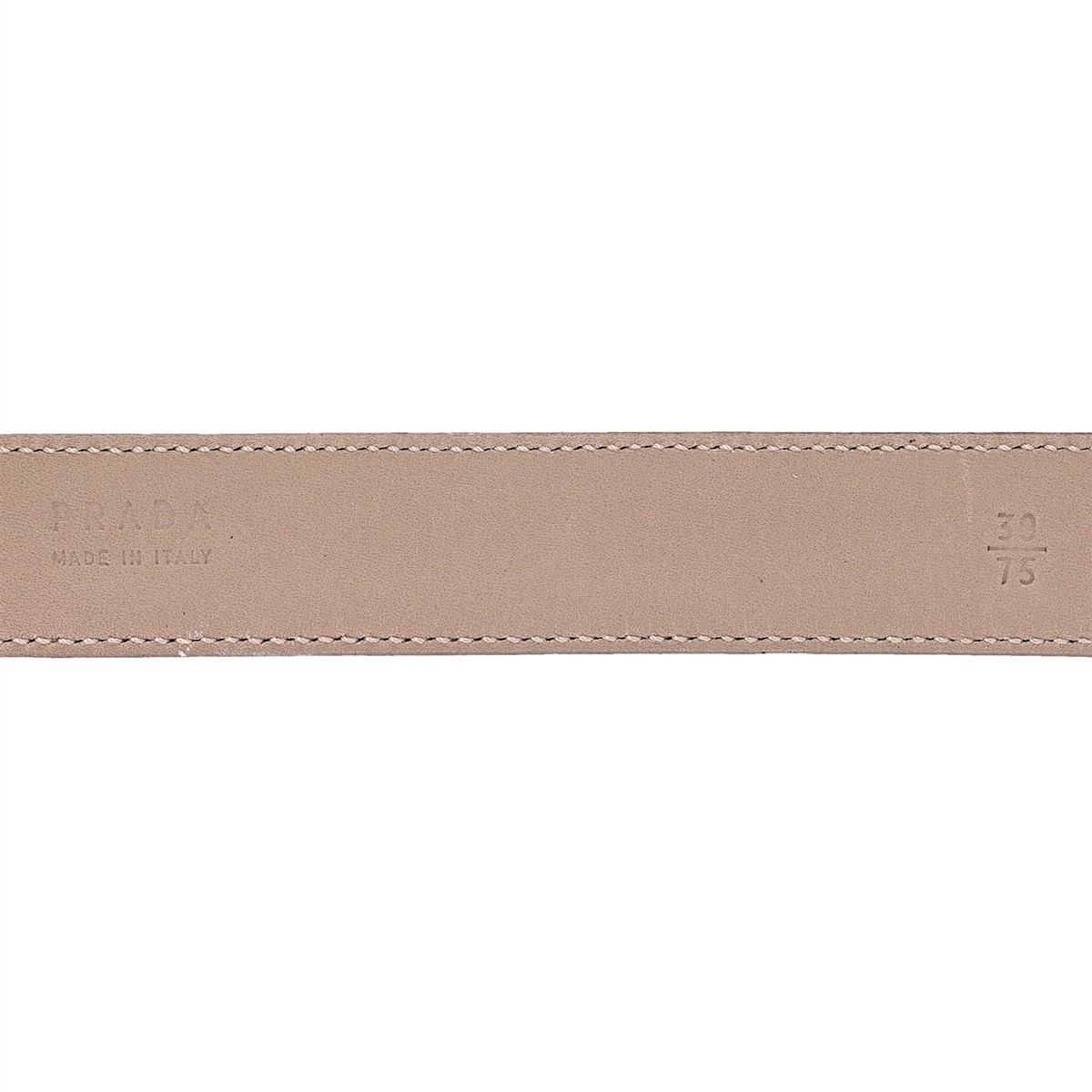 Vintage 90’s Prada Tortoiseshell Patent Leather Belt Ivory White 25 / 80 S Prada Milano Tortoise Buckle Beige Leather Italy Designer  main image 2