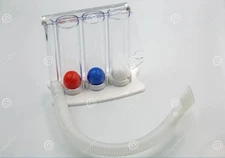 Breathing Exercise Device For Lung Function Deep Breath Mouthpiece Triflo New