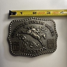 1986 NFR Hesston National Finals Rodeo Commemorative Limited Belt Buckle