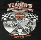 M Y2K Vintage Harley Davidson Motorcycle Racing Shirt SEDALIA MISSOURI Made USA