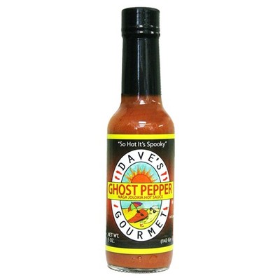 Ghost Pepper Naga Jolokia Hot Sauce - Insanely Hot plus Heat Level - Ghost Peppe