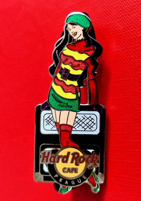 HRC Hard Rock Cafe Prague Praha Prag Fashion Rocker Girl Series 2009 LE250 new