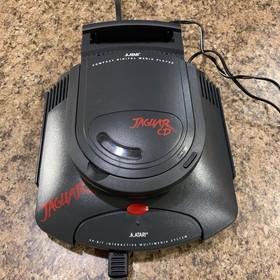Atari Jaguar Console and Atari cd player CIB!