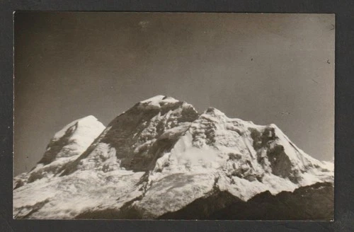 Karte Tiroler Anden Expedition 1973 Akad. Alpenklub Innsbruck Peru Bludenz