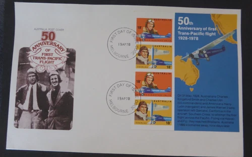 Australia 1978 50th Anniversary First Trans-Pacific Flight (Used) FDC