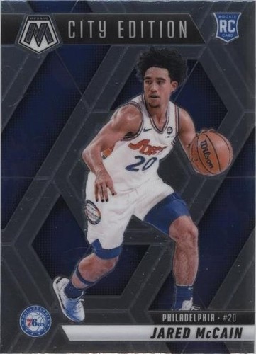 2024 Panini Mosaic City Edition #277 Jared McCain Gold Fast Break 