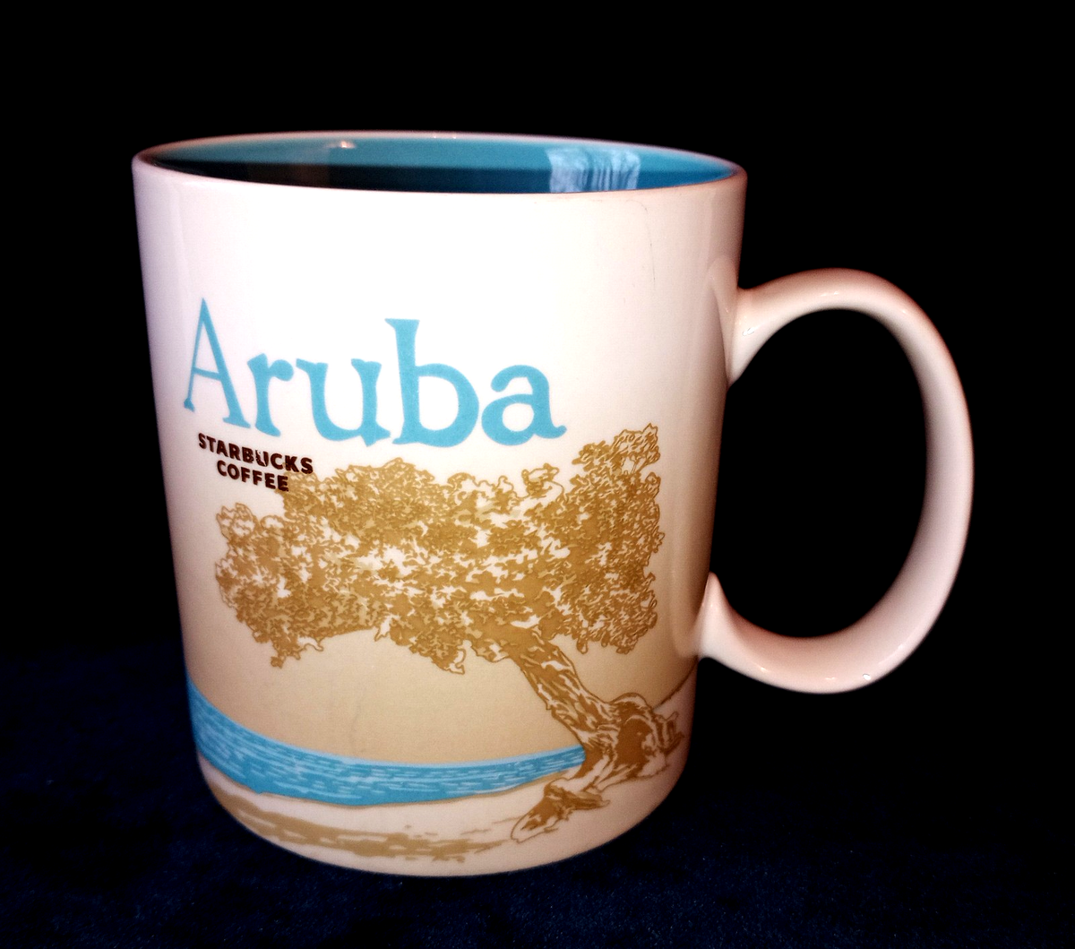 Starbucks 2017 ARUBA Ceramic Coffee Mug Cup You Are Here Collector Series  16 OZ | eBay